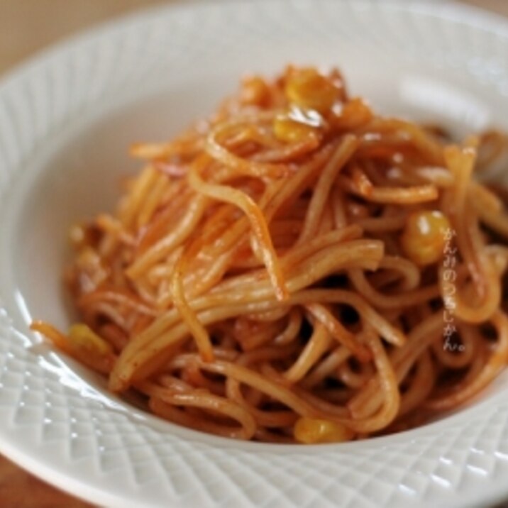 弁当に！中華麺でナポリタン